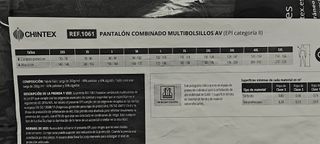 PANTALÓN DE TRABAJO