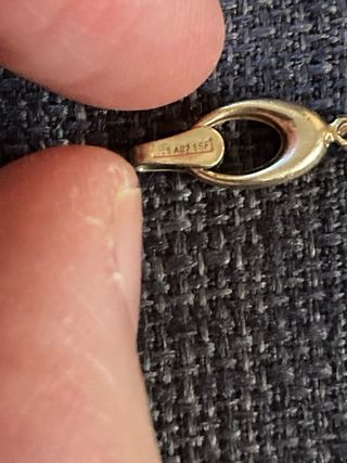 Pulsera oro/oro boanco