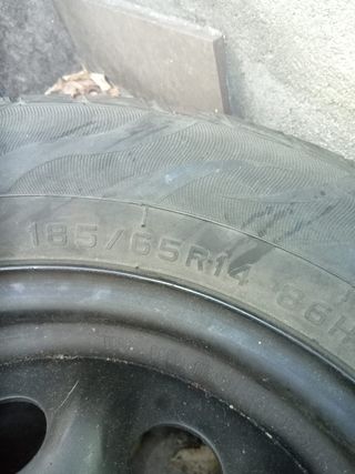 Rueda en llanta de 14. 185/65 R14