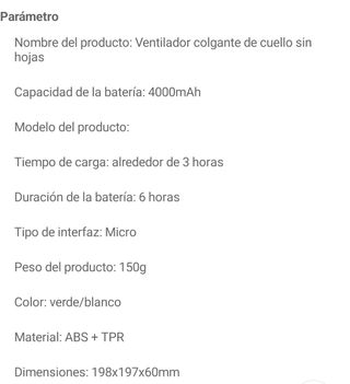 VENTILADOR DE CUELLO