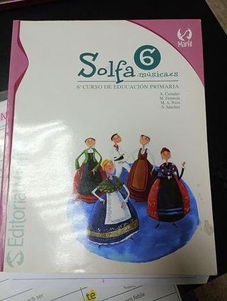 Libro texto música sexto primaria