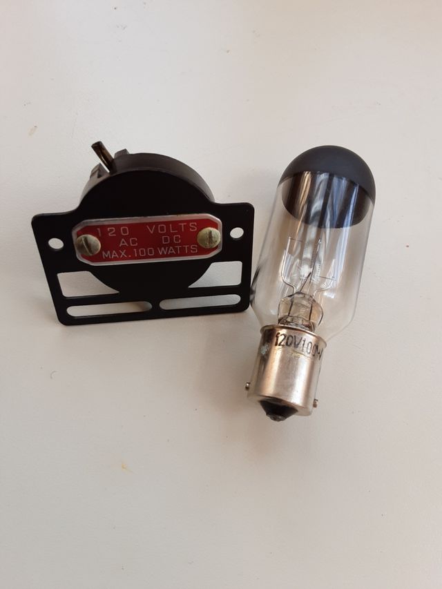 Lámpara de proyector GE vintage
