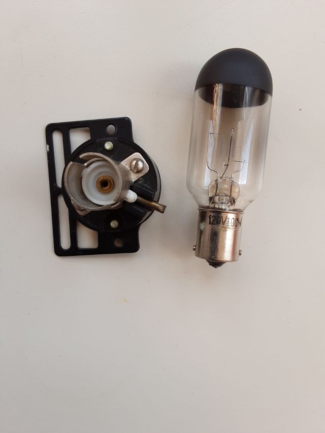 Lámpara de proyector GE vintage