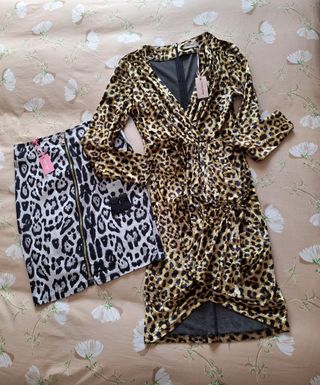 Vestido y Falda T. S/M de Teria Yabar 