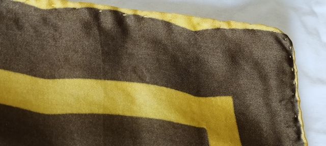 Foulard seta anni 50 quadrato lato 76 cm