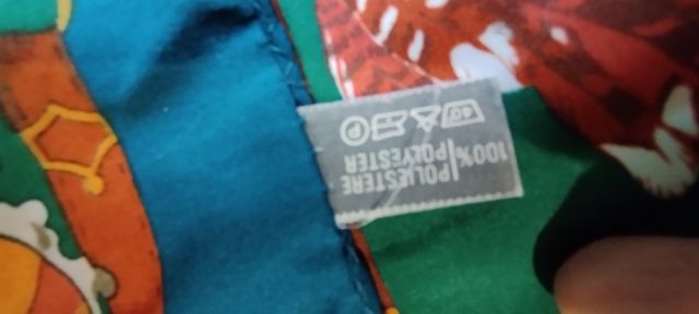 5 foulard anni 50 in poliestere vari motivi