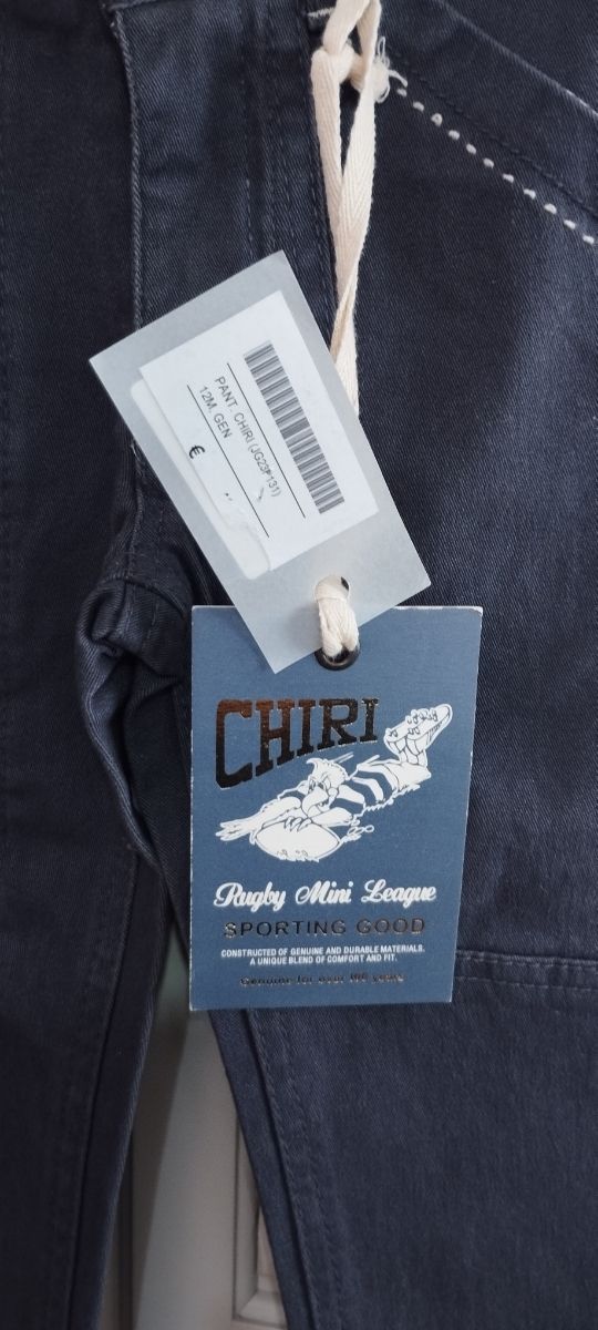 Pantalone bimbo con tasconi 12 mesi