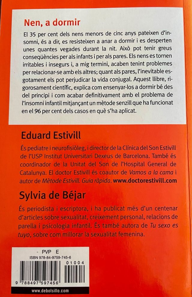 Llibre “Nen, a dormir”