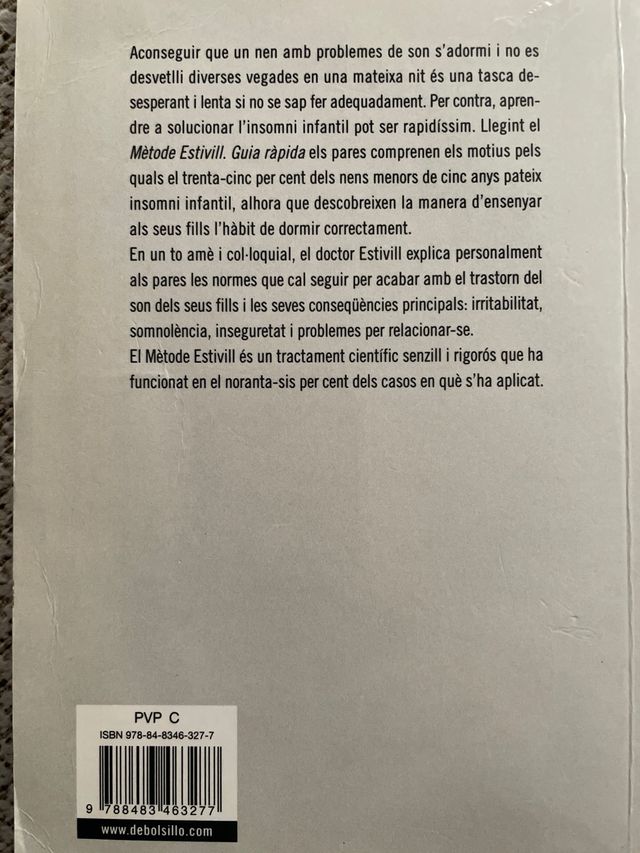 Llibre “Mètode Estivill”