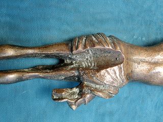 CRISTO BRONCE S.XIX BONITA PÁTINA CRUCIFICADO RARO