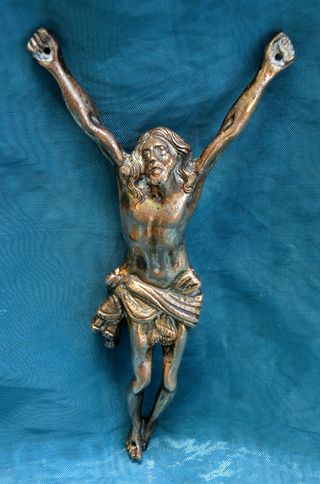 CRISTO BRONCE S.XIX BONITA PÁTINA CRUCIFICADO RARO