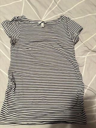 camiseta manga corta premama