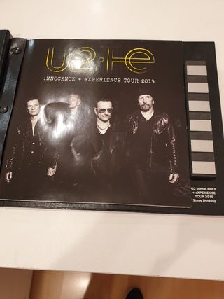libro VIP fans U2 edición limitada 2015 gira
