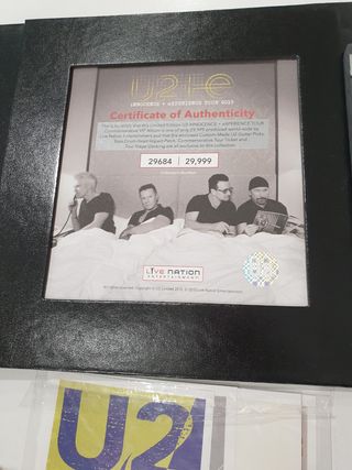 libro VIP fans U2 edición limitada 2015 gira