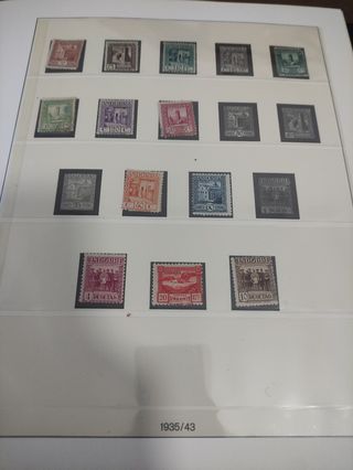 Sellos Andorra Española 1928-1998 en Album