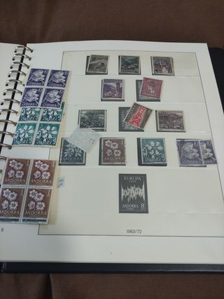 Sellos Andorra Española 1928-1998 en Album