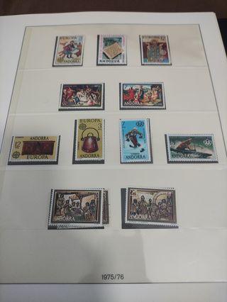Sellos Andorra Española 1928-1998 en Album