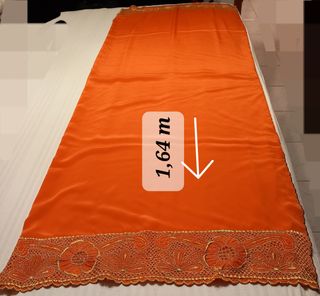 Abito completo pakistano arancione