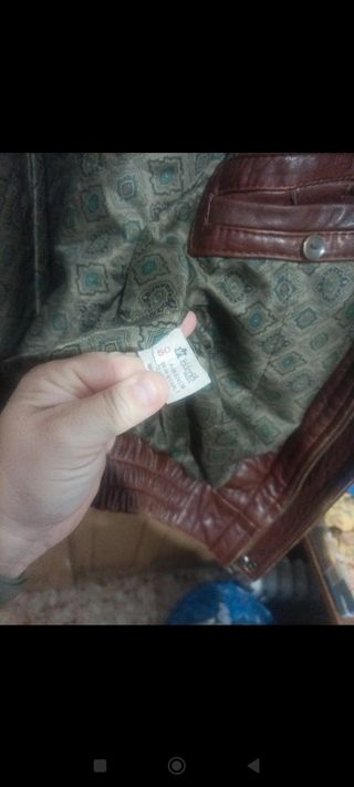 Chaqueta de piel ovina vintage