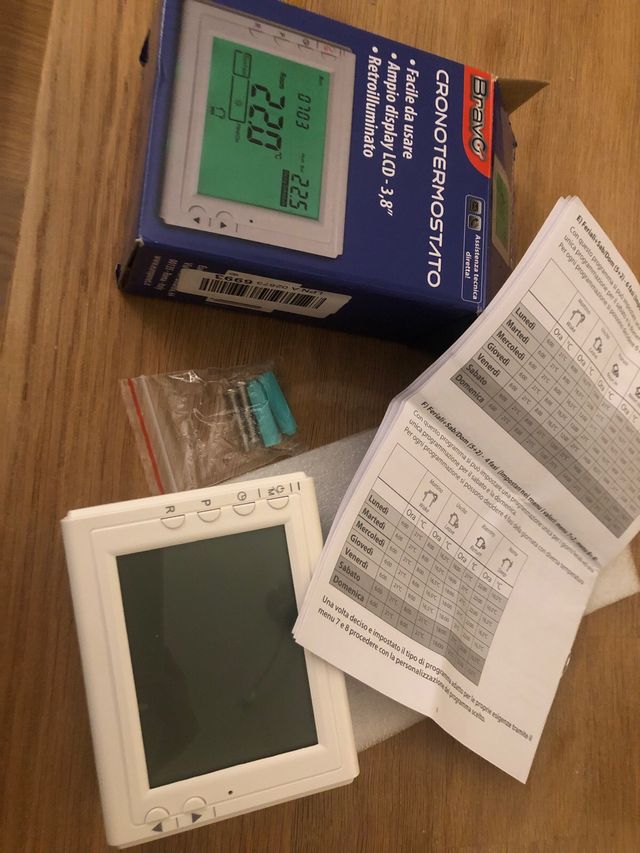 crono  termostato calefaccion bravo a estrenar