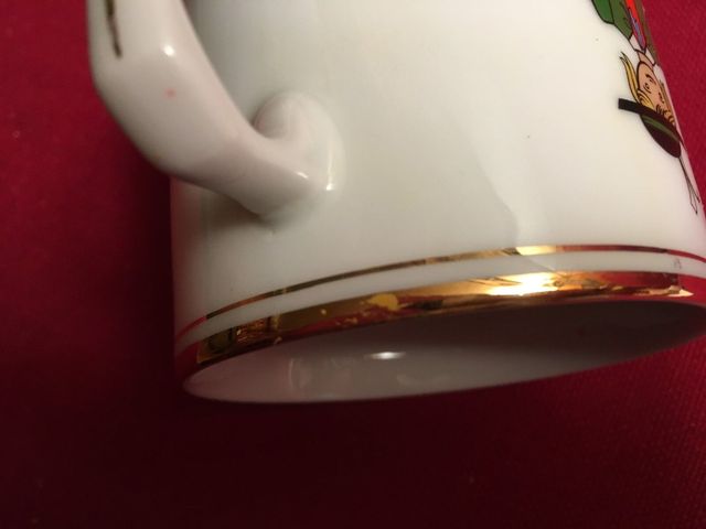 Tazza altezza 9,2 cm - decoro Austria - Porcellana