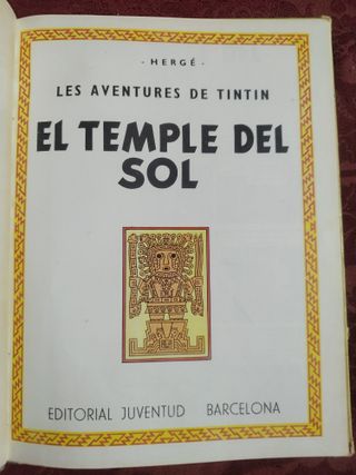TINTIN TEMPLE SOL PRIMERA