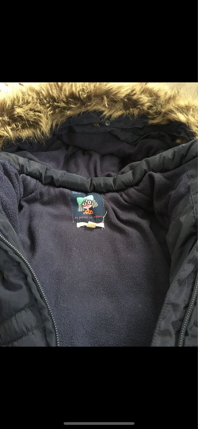 Abrigo plumífero 5 años