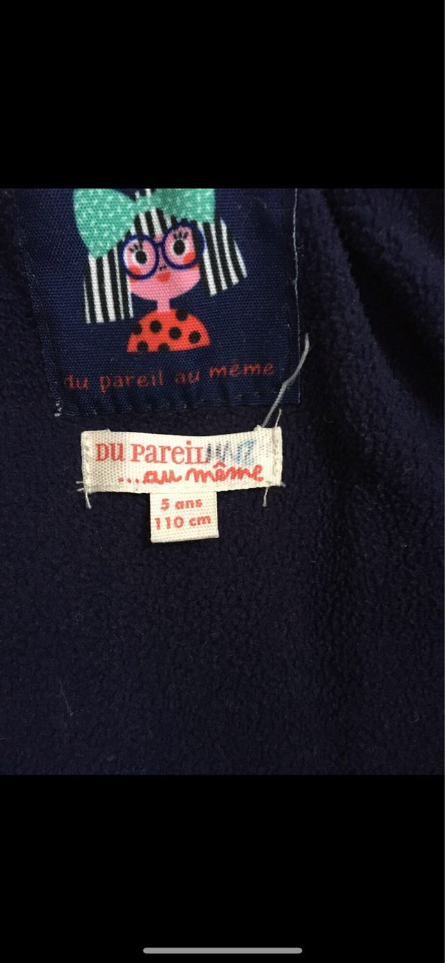 Abrigo plumífero 5 años