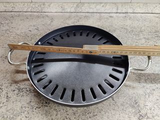 Bistecchiera cm 24 cottura con acqua per gas