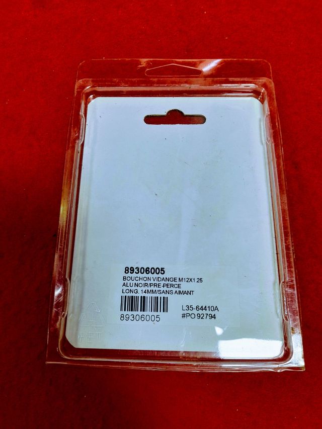 Tapon vaciado aceite