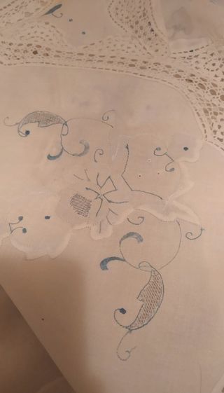 Tovaglia in organza di lino