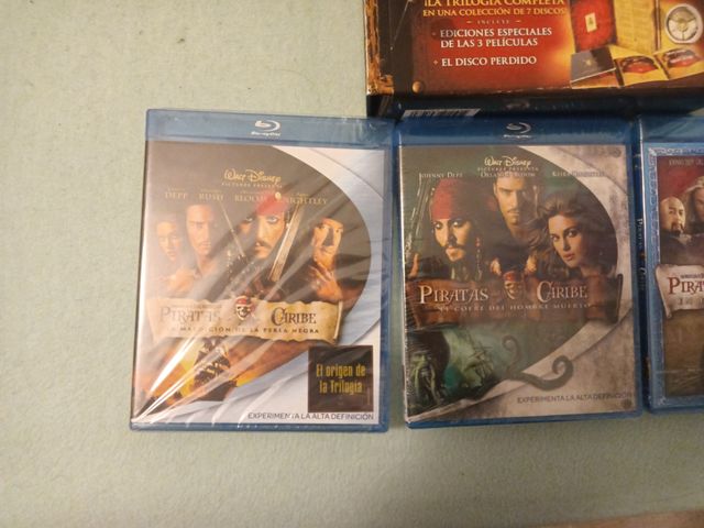 Piratas del caribe Trilogía Blu ray