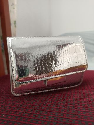 Mini Bolso plateado de Shein