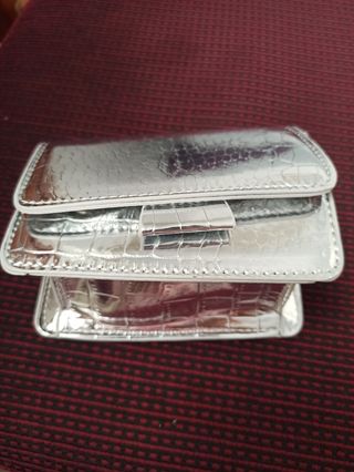 Mini Bolso plateado de Shein