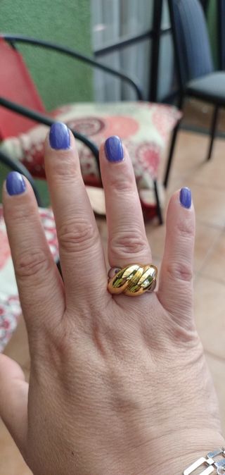 Anillo diseño Luxury de acero  Titanio