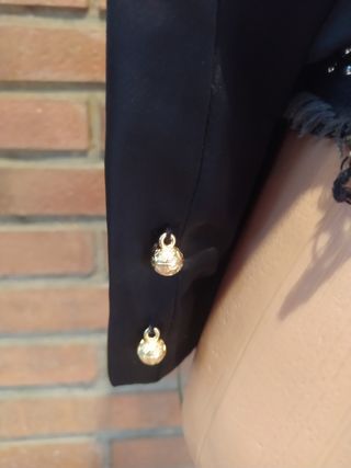 Chaqueta negra de fallero cucaracha clásica