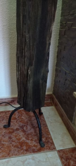 Lampara de pié rústica OCASIÓN