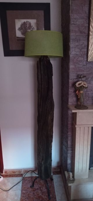 Lampara de pié rústica OCASIÓN