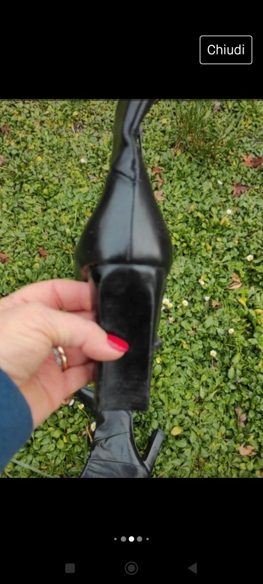 Stivaletti in vera pelle