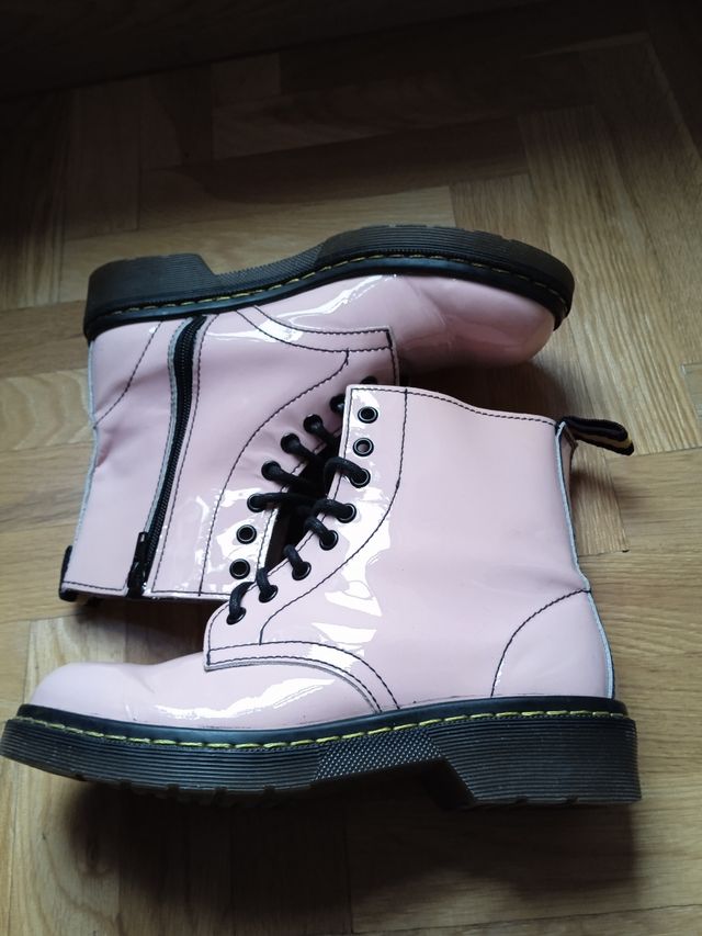 Botas militares rosas