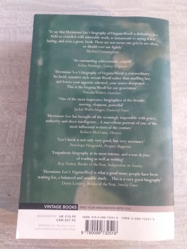 VIRGINIA WOOLF.Hermione Lee