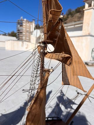 Barco maqueta fragata española S XVIII