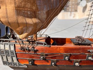 Barco maqueta fragata española S XVIII