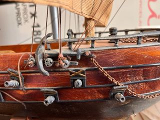 Barco maqueta fragata española S XVIII