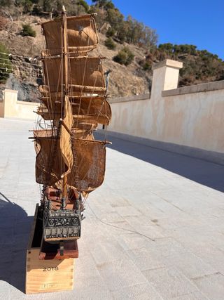 Barco maqueta fragata española S XVIII