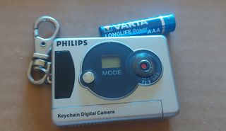 Mini camara philips keychain