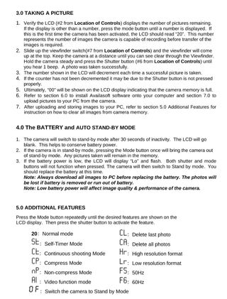 Mini camara philips keychain