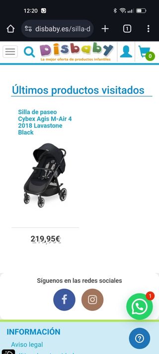 Silla de paseo