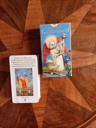 Tarocchi gatti bianchi originali Lo Scarabeo
