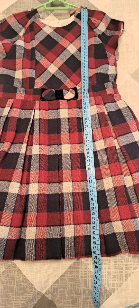 Vestido cuadros niña Mayoral T.8